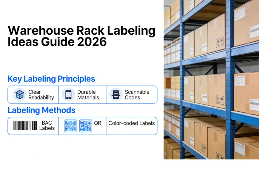 Guida ai idee per l’etichettagg del rack del magazzin 2026