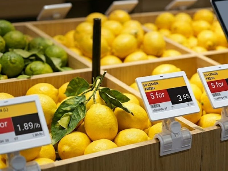 El sistèm de etichettagg di scaffèl di negozi de alimentari che reduss i erru...